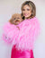 Barbie - Feather Jacket in Pink
