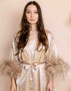 That's Vogue Silk Robe - Toffee - Le NUAGE Luxe