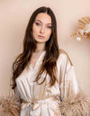 That's Vogue Silk Robe - Toffee - Le NUAGE Luxe