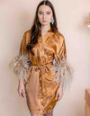 That's Vogue Silk Robe - Bronze - Le NUAGE Luxe