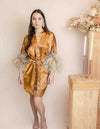 That's Vogue Silk Robe - Bronze - Le NUAGE Luxe