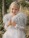 Baby Blaire - Kids Feather Bolero - Le NUAGE Luxe