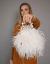 Nuage Sea - Limited Edition Feather Tote in Ivory - Le NUAGE Luxe