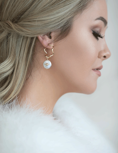 Nuage Ocean - Road to Hana Pearl Earrings - Le NUAGE Luxe