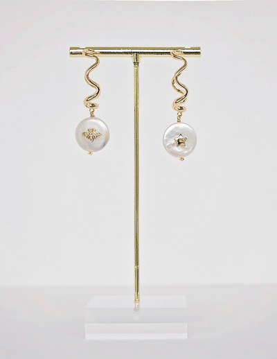 Nuage Ocean - Road to Hana Pearl Earrings - Le NUAGE Luxe