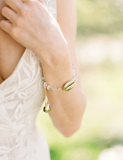 Nuage Ocean - Lanai Gold & Crystal Bracelet - Le NUAGE Luxe