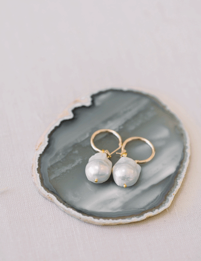 Nuage Ocean - Oahu Large Pear Earrings - Le NUAGE Luxe