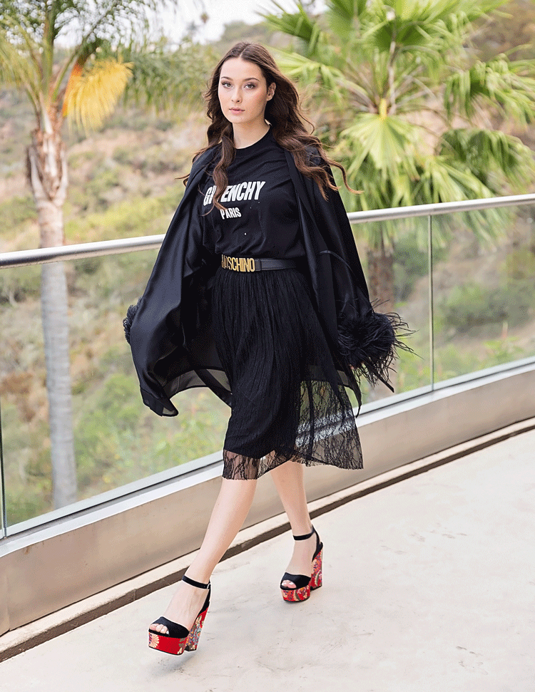 That's Vogue Silk Robe - Jet