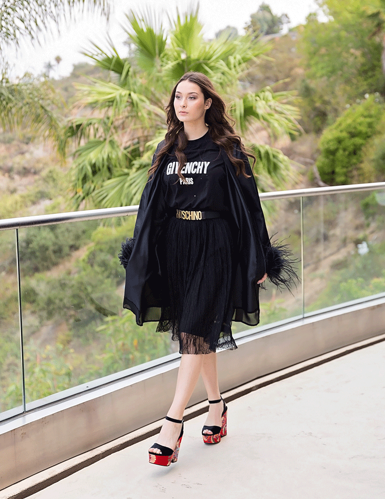 That's Vogue Silk Robe - Jet - Le NUAGE Luxe